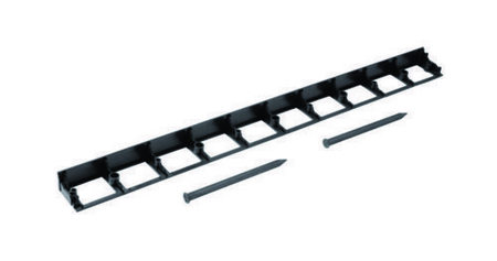Kit bordure PVC cintrable 1000 x 45 x 80 mm - Gedimat.fr