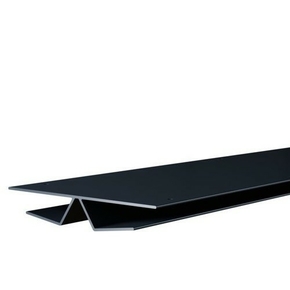 Profil d'angle intrieur/extrieur largeur lambris sous face 250mm gris anthracite - 16x98mm 4m - Gedimat.fr