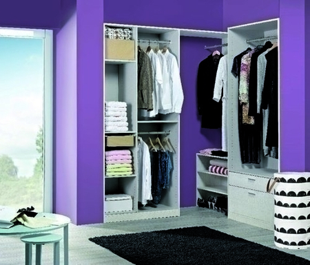 Penderie STORAGE haut.228,8cm long.100,4cm prof.55cm - Gedimat.fr