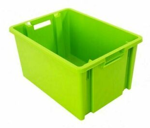 Bac de rangement NOVABAC vert fluo - 30L - Gedimat.fr