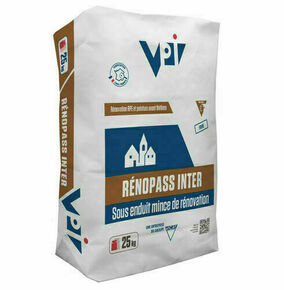 Sous enduit mince de rnovatoin RENOPASS INTER gris -sac de 25kg - Gedimat.fr