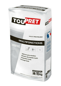 Enduit polyvalent pour reboucher et lisser MULTIFONCTIONS Poudre 15kg - Gedimat.fr