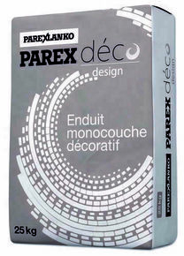 Enduit dcoratif PAREX DECO DESIGN G30 gris souris - sac de 25kg - Gedimat.fr