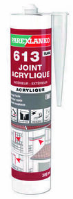 Mastic 613 JOINT ACRYLIQUE blanc - cartouche de 300ml - Gedimat.fr