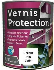 Vernis protection BATIR satin - pot de 0,75l - Gedimat.fr