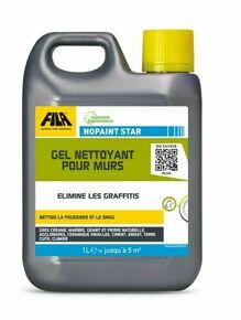 Gel nettoyant pour mur NOPAINT STAR - bidon de 1l - Gedimat.fr