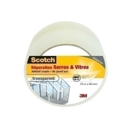 ADHESIF REPARAT.SERRES&VITRES 25MX48MM - Gedimat.fr