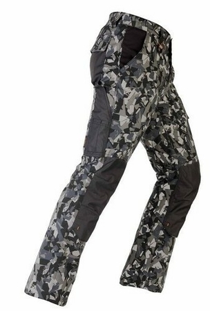 Pantalon tenere pro camouflage coloris Gris Taille XXL - Gedimat.fr