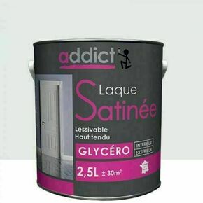 Laque satine ADDICT manganse - pot de 2,5l - Gedimat.fr