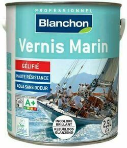 Vernis marin incolore brillant - pot 2,5l - Gedimat.fr