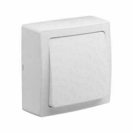 Appareillage en saillie va et vient gamme Blok couleur blanc - Gedimat.fr
