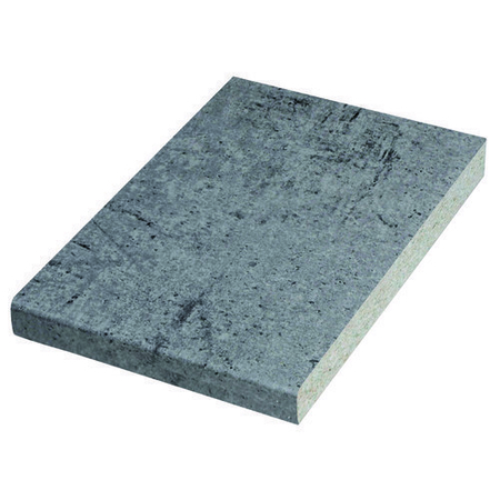 Plan de travail stratifié ép.38mm larg.65cm long.4,1m R4 décor béton ciré - Gedimat.fr