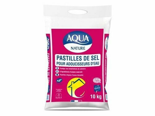 Pastille sel pour adoucisseur AQUA NATURE - sac de 10kg 