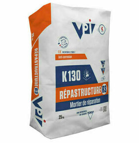 Mortier de rparation REPASTRUCTURE R3 K130 gris - sac de 25kg - Gedimat.fr