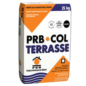 Mortier COL TERRASSE -  sac de 25 kg - Gedimat.fr