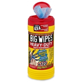 Tube de 120 lingettes industrielles BIG WIPES HEAVY-DUTY - Gedimat.fr