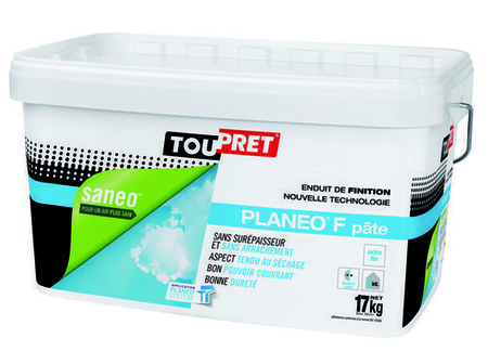 Enduit de finition PLANEO® F SANEO Pâte 17kg - Gedimat.fr