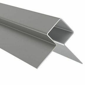 Profil d'angle extrieur alu gris ardoise - 63x63mm 3m - Gedimat.fr
