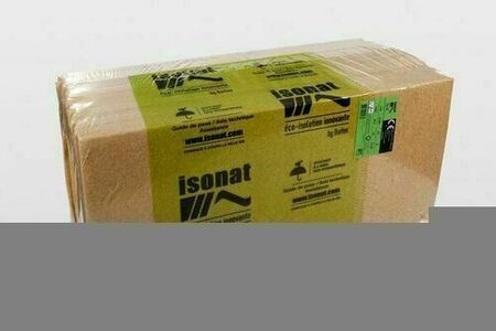 Bio-sourcé ISONAT FLEX 40 - 1,22x0,58m Ep.100mm - R=2,60m².K/W - Gedimat.fr