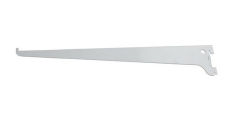 Console simple Entraxe 50mm L.400mm Charge max.55kg coloris Blanc - Gedimat.fr