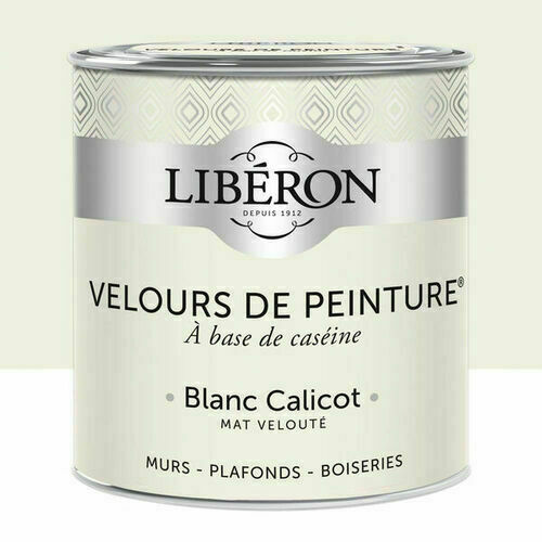 Velours de peinture blanc calicot - pot 2,5l 