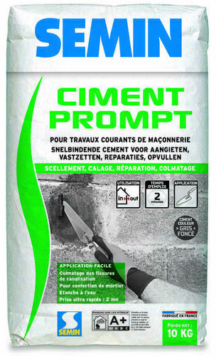 Ciment PROMPT - sac de 10kg 