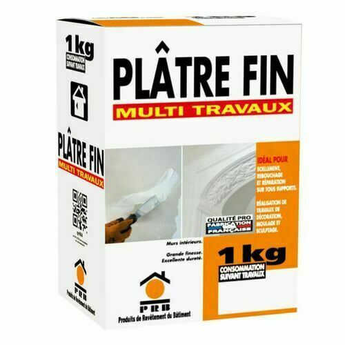 Boite de 1 kg de plâtre de moulage