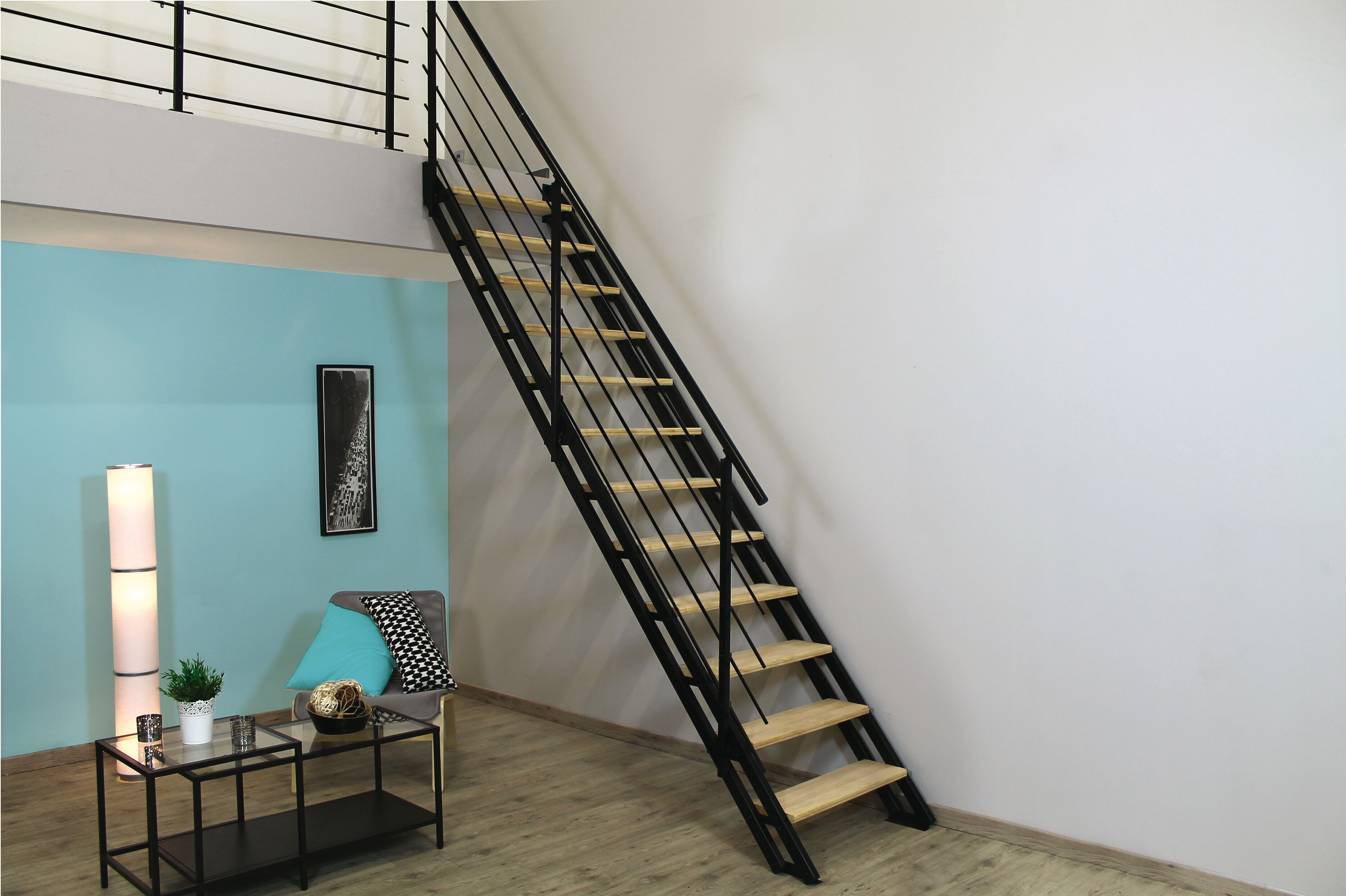 Escalier 2 Marches Pour Spa/jacuzzi - Noir Antidérapant - 85x66 Cm - Hauteurs 21 Et 42 Cm