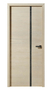 Porte seule poignée coquille et tire-doigt SIGNATURE MINERAL âme pleine coloris bi-matière haut.2,04m lar.83cm - Gedimat.fr