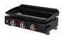 Plancha gaz munie de 3 brûleurs SILVIA II G - Gedimat.fr