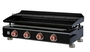 Plancha gaz munie de 4 brûleurs SILVIA II G - Gedimat.fr