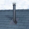 Sortie de toit VENTELIA SANIT'AIR secondaire 25  35 pour ardoise - noir RAL 0323 - Gedimat.fr