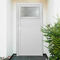 Porte de service PVC VALETTE blanc 1/4 vitre gauche poussant - 200x90cm dormant 60mm - Gedimat.fr