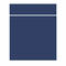 Faade de cuisine OTTA 1 porte + 1 tiroir bleu nuit mat B07 - H.71,5 x l.60 cm - Gedimat.fr