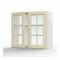 Kit façade de cuisine ALPINE 2 portes vitrées pin clair brut H05V - H.71,5 x l.40cm - Gedimat.fr