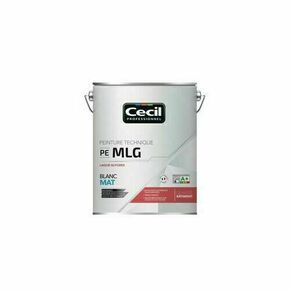 Peinture PE MLG LAQUE glycro mat blanc - pot 5l - Gedimat.fr