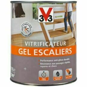 Vitrificateur gel escaliers satin chne moyen - pot 0,75l - Gedimat.fr