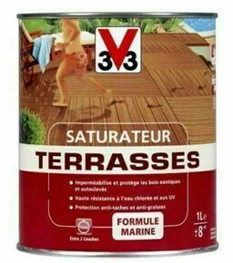 Saturateur terrasses teck - pot 1l - Gedimat.fr