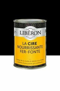 La cire nourrissante FER-FONTE noir - pot 0,25l - Gedimat.fr