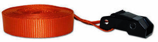 Sangle polyester avec came  griffes orange larg.25mm - 5m - Gedimat.fr