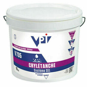 Etanchéité sous carrelage CRYLETANCHE V735 - seau de 25kg - Gedimat.fr