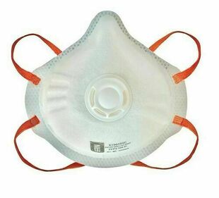 Masque jetable de protection anti-poussires avec soupape FFP2 - lot de 3 pices - Gedimat.fr