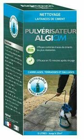 Pulvrisateur nettoyant voiles de ciment ALGICIM - bidon de 5l - Gedimat.fr