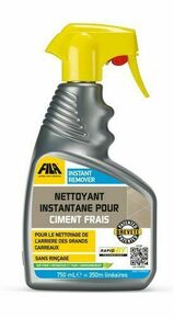 Produit nettoyant pour ciment frais INSTANT REMOVER - spray de 750ml - Gedimat.fr