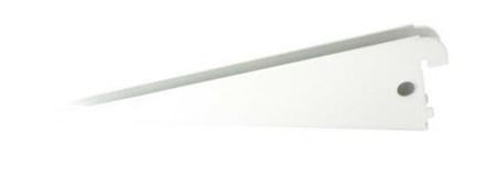 Consoles doubles entraxe 32 47cm Coloris blanc - Gedimat.fr