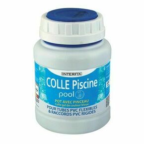 Colle piscine gel bleu INTERFIX pour tuyaux PVC souples - pot de 250ml - Gedimat.fr