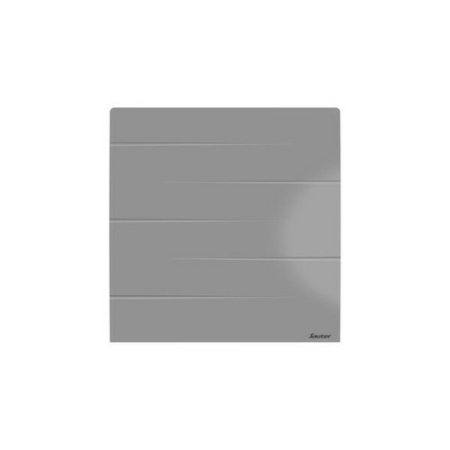 Radiateur à inertie sèche MALAO 2000W Haut.60,7cm larg.115,3cm prof.14,5cm Gris - Gedimat.fr