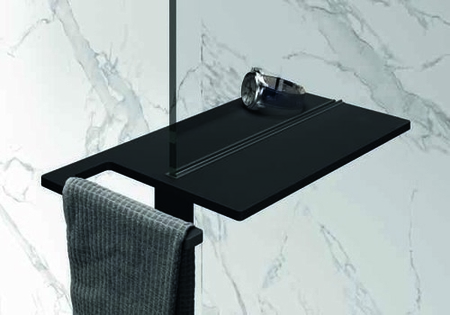 Porte-serviette SÉLECT+ Noir mat - Gedimat.fr