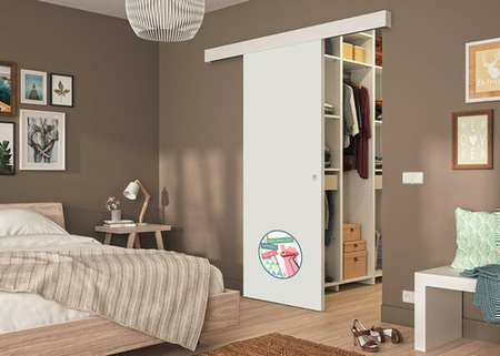 Porte en applique prêt à peindre - Gedimat.fr