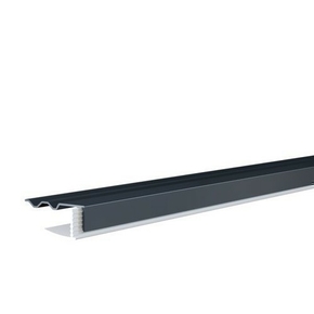 Profil de bordure clipsable - 15 x 38 mm L.4 m - blanc - Gedimat.fr